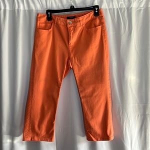 Chaps woman’s capri size 8 orange